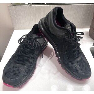 Nike Air Max 2013 579585-060 Black/Pink Women's Size 11 EU 43 Excellent!